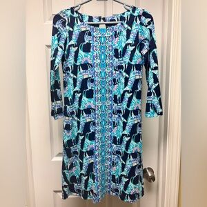 Lilly Pulitzer Llama Print Shift Dress – XS